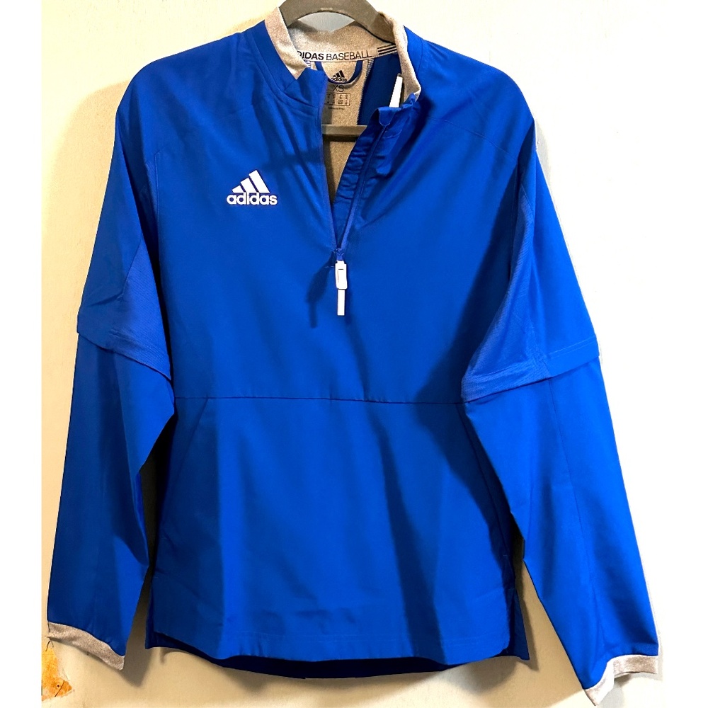 Adidas CY2067 Baseball Pullover Mens Sz XS NWT